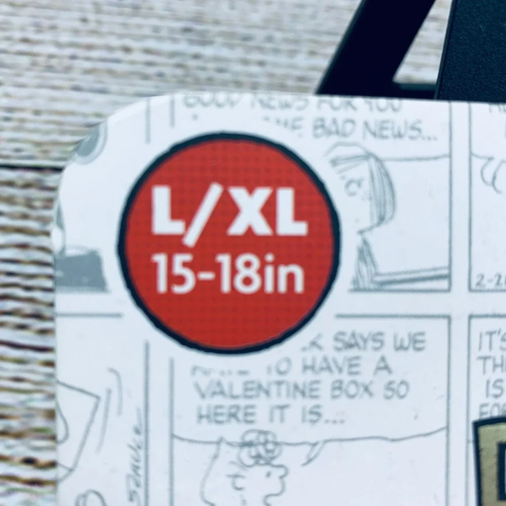 Peanuts Snoopy Valentine Bandana Toy Set L/XL Dog‎ Puppy Pet Gift NEW